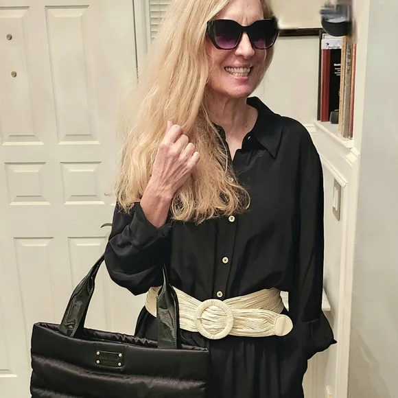 Diane Von Furstenberg Ex Cond & Pro Cleaned Silk Jumpsuit W/ Pockets, Large, $75 - Picture 3 of 14